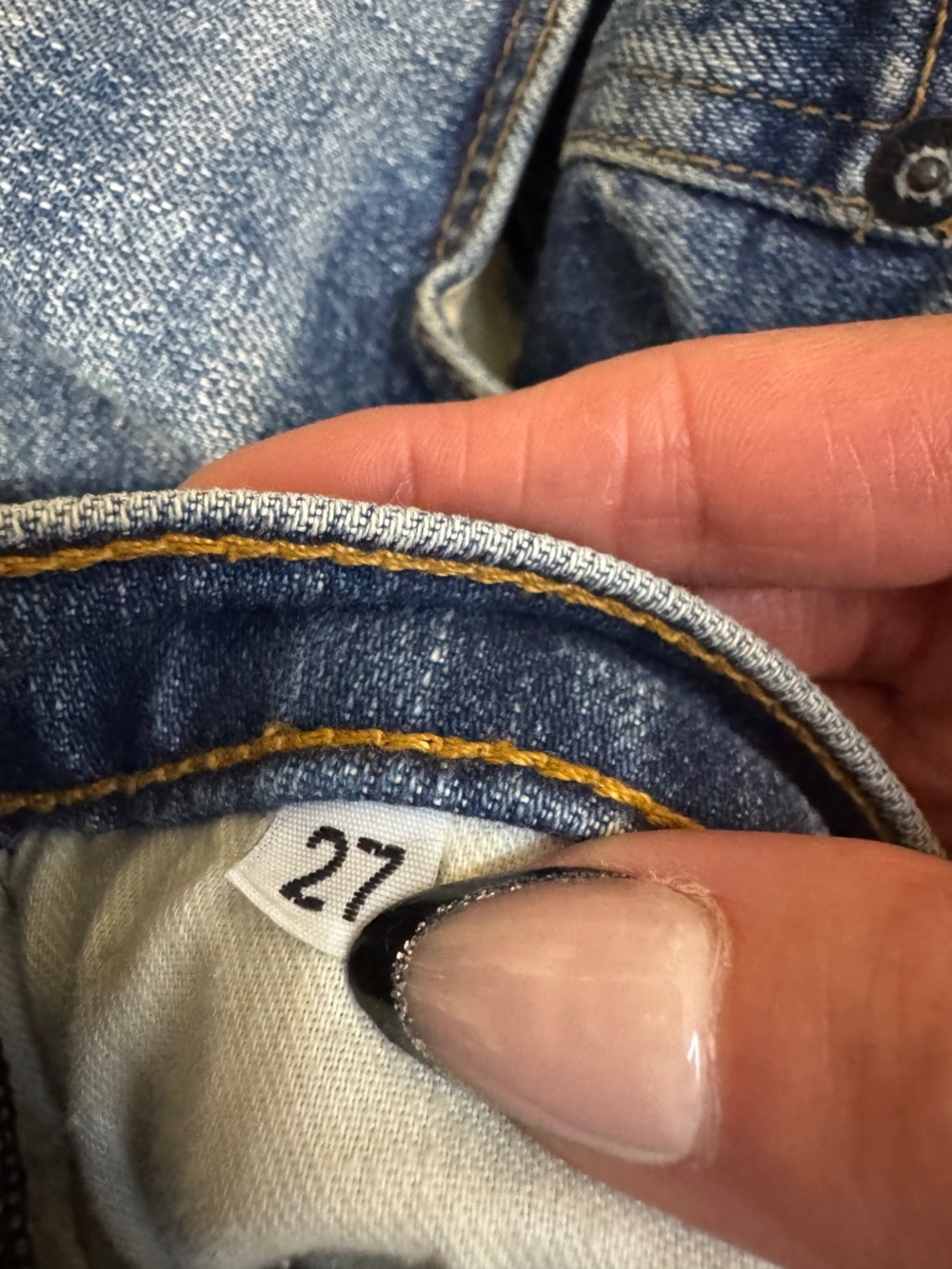 Askk NY Jeans size 27 - Picture 5 of 6